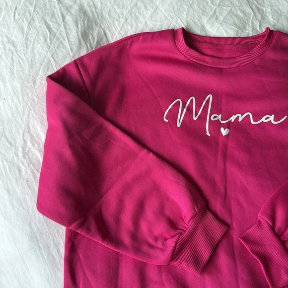 Pink 'Mama' Sweatshirt - Picture 2 of 4